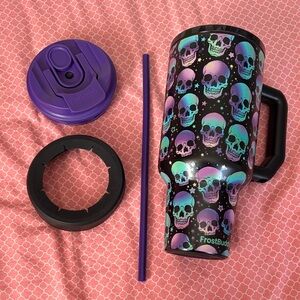 Frost Buddy Reaper 50oz Tumbler with replacement Lid and Straw